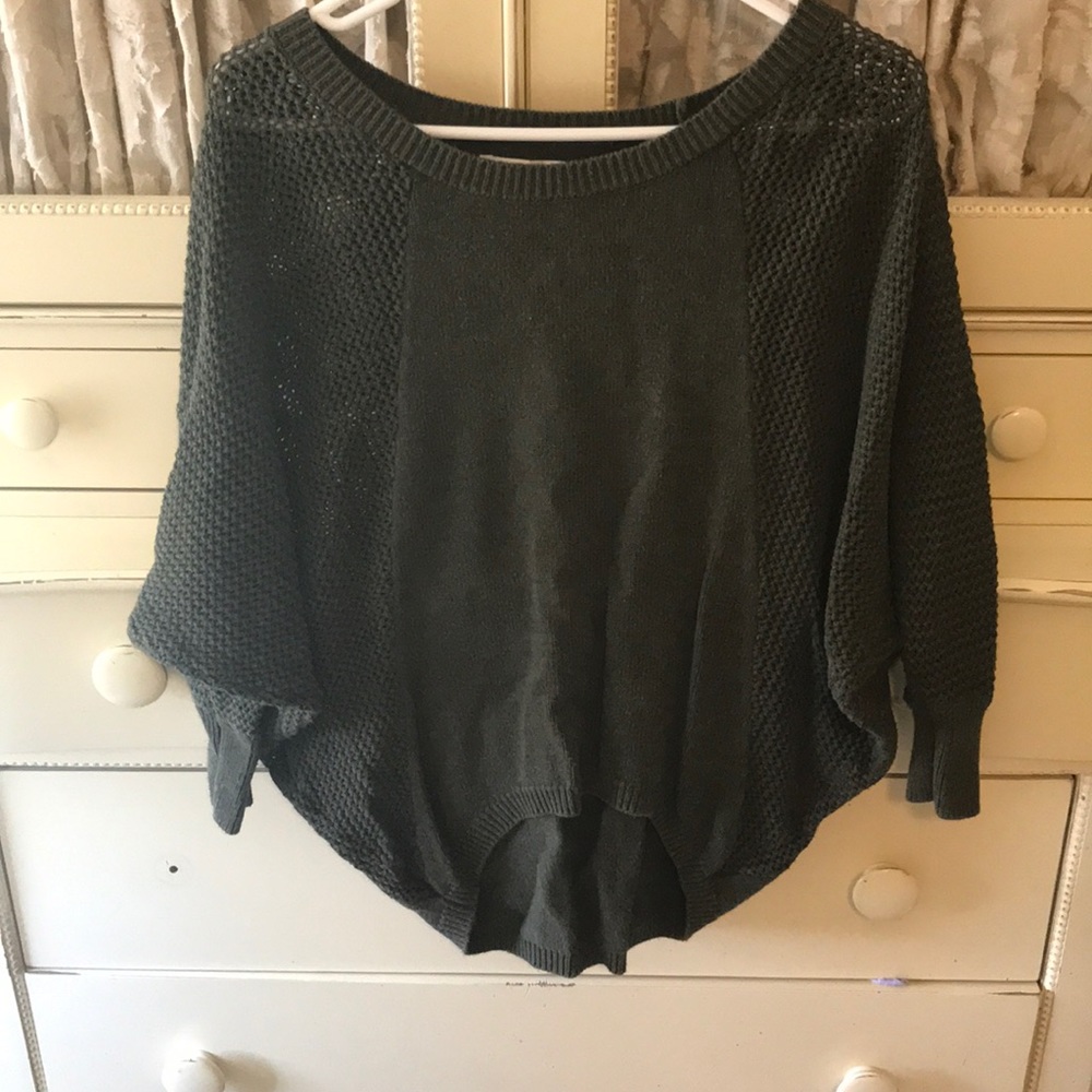 Dark green sweater